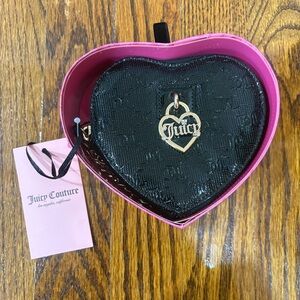 Juicy Couture Black Heart Clutch